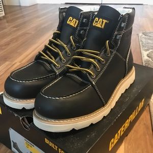 Men's Black work boot
